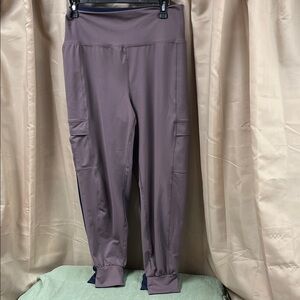 Purple and Navy Cargo joggers. Bundle of 2